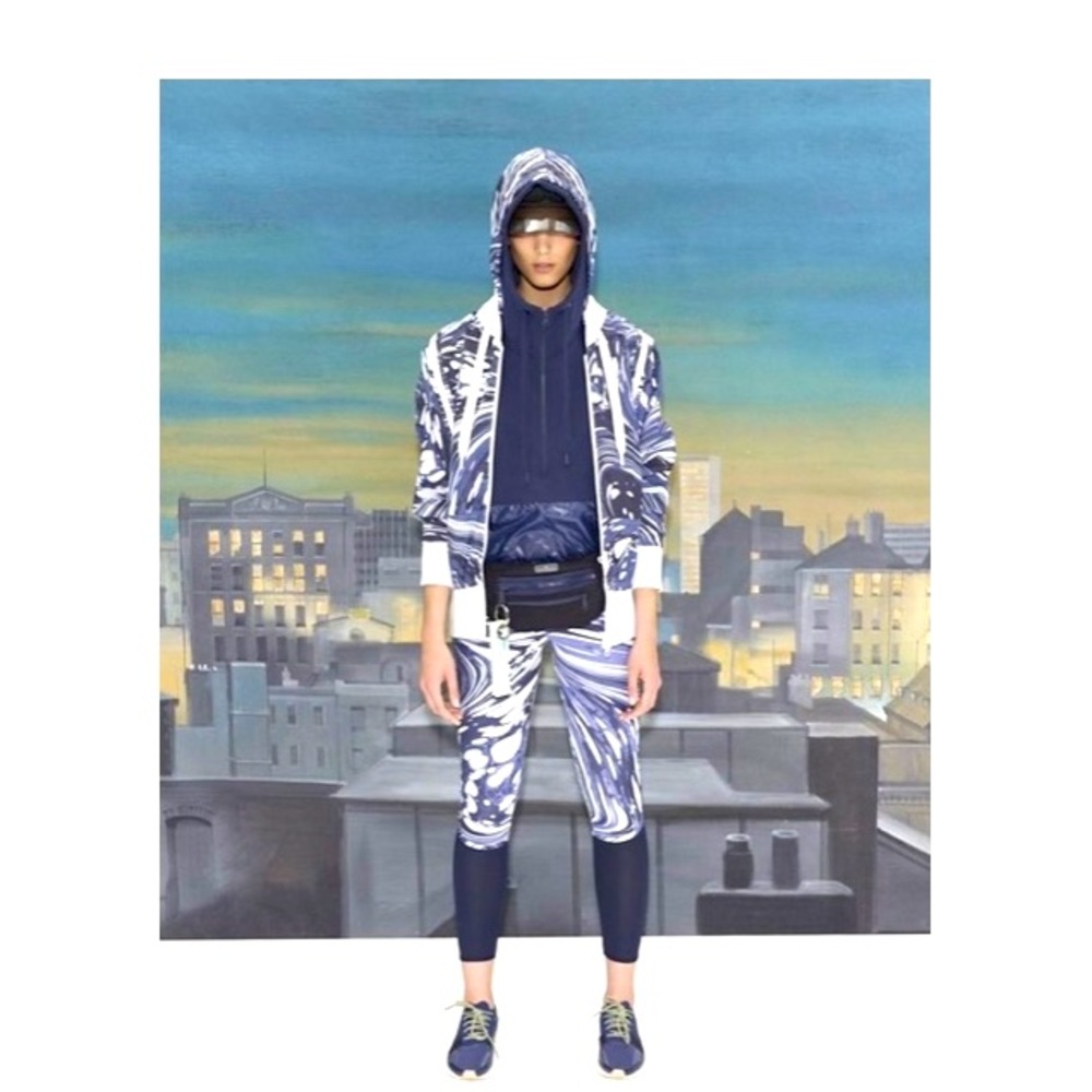 Adidas By Stella Mccartney Blue Run Jacket